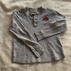 Ohio State Waffle Henley | S